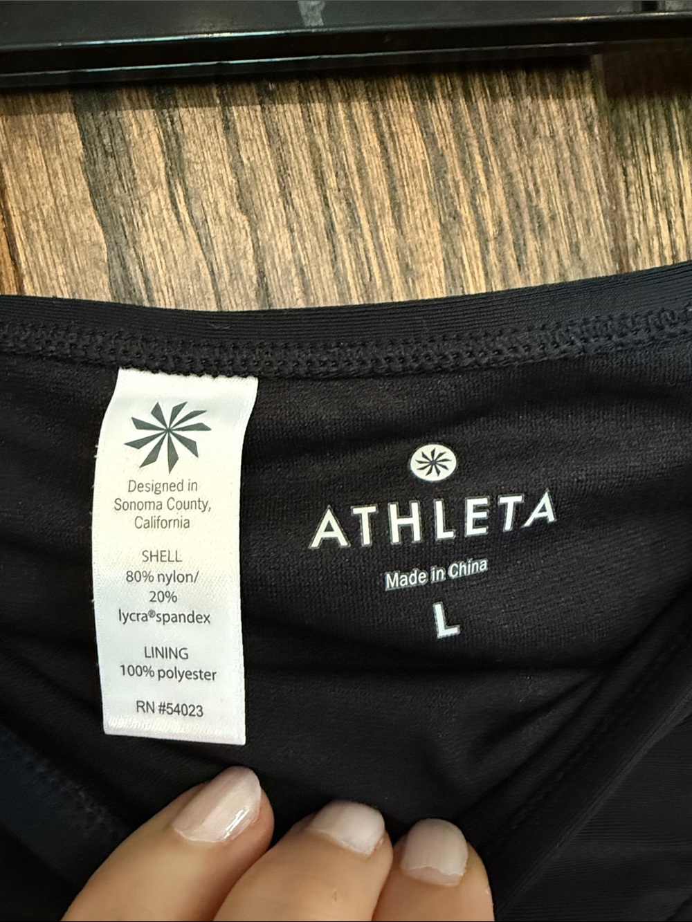 Athleta Classic Black Bikini Bottoms Large - Picture 2 of 6